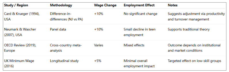Wage Growth and Labor Market Dislocation in the Context of Minimum Wage Policy Changes - Article Image